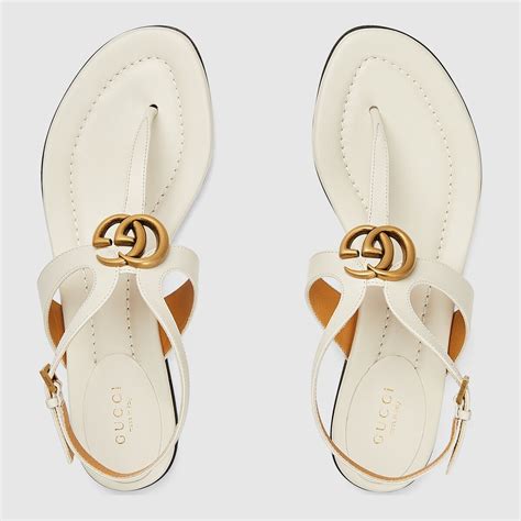 gucci women's double g thong sandal|Gucci unisex sandals.